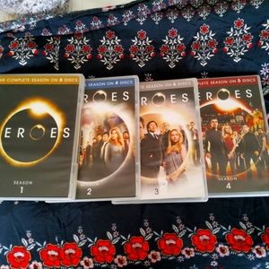 Heroes Seasons 1-4 on DVD (complete series)